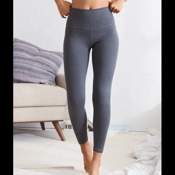 Aerie American Eagle Women Small Gray Chill Play Move High Rise Leggings